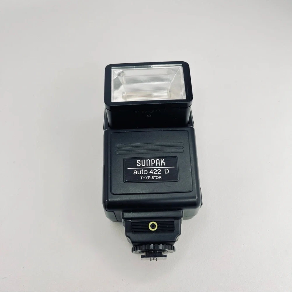 Sunpak Auto 422 D Thyristor CA-1D Speedlight Flash forCanon Hot Shoe Mount Japan